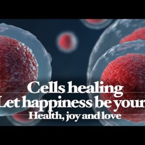 Cells healing - Let happiness be yours. Health, joy and love.