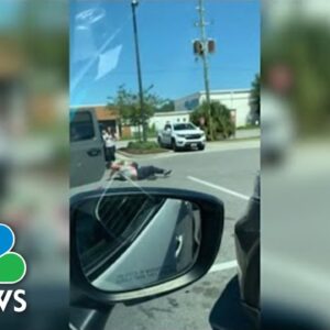 Watch: Chick-Fil-A Employee Tackles Man Accused Of Carjacking Woman Holding Baby