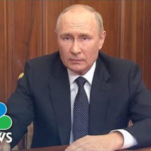Putin Announces Partial Mobilization Of Reserve Troops As Ukraine Regains Territory
