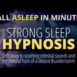 Sleep Hypnosis For Deep Sleep | Fall Asleep Fast (STRONG!) Black Screen