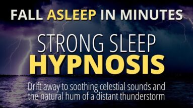 Sleep Hypnosis For Deep Sleep | Fall Asleep Fast (STRONG!) Black Screen