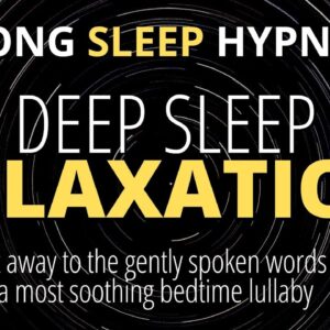 Sleep Hypnosis For Deep Sleep | Fall Asleep Fast (VERY STRONG) | Dark Screen