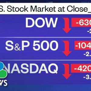 U.S. Markets Drop After September Jobs Data Point To More Fed Rate Hikes