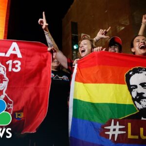 Supporters Of Brazil’s President-Elect Lula da Silva Celebrate Victory Over Bolsonaro