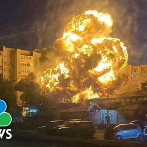 Video Shows Russian Warplane Crashing Into Apartment Courtyard