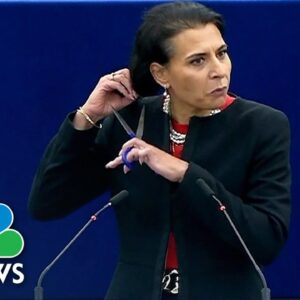 ‘Women, Life, Freedom!’: E.U. Lawmaker Cuts Hair In Support Of Iran Protests