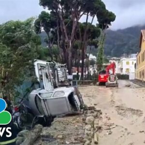 At Least A Dozen People Missing In Italian Landslide