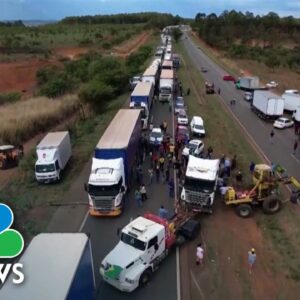 Brazilian Truckers Create Multiple Blockades In Support Of Bolsonaro