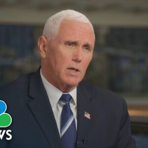 MTP Compressed: ‘No One Is Above The Law,' Fmr. VP Pence Says