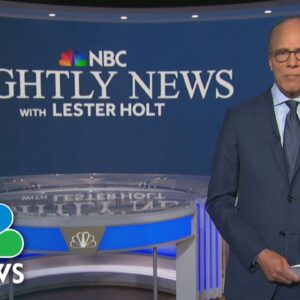 Nightly News Full Broadcast - Oct. 31