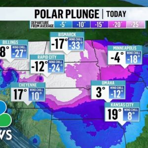 Arctic Blast To Bring Dangerously Cold Temperatures To Millions Across The Country