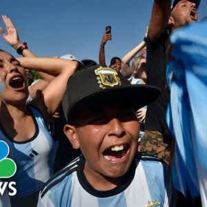 Fans Euphoric As Argentina Heads To World Cup Final