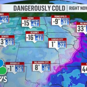 Major Winter Storm Brings Plunging Temperatures And Gusting Winds To Millions