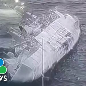 Search For Survivors After Thai Warship Sinks In High Seas