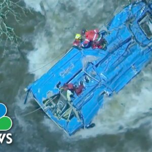 Six Dead, Two Injured After Bus Plunges Into River In Spain