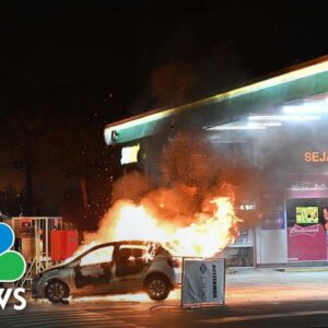 Supporters Of Brazil's Bolsonaro Torch Vehicles, Clash With Police In Brasília