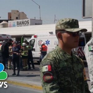 At least one dead, dozens injured after train collision in Mexico City
