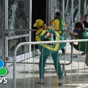 Supporters of former Brazilian President Bolsonaro storm government buildings
