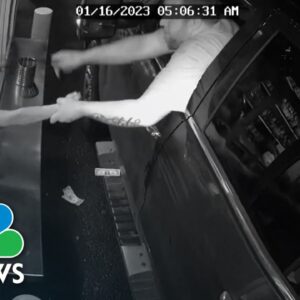 Suspect arrested after video shows man attempting to grab barista from drive-thru window