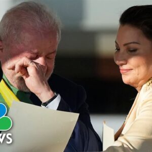 Lula breaks down in tears after being sworn in as Brazil’s president