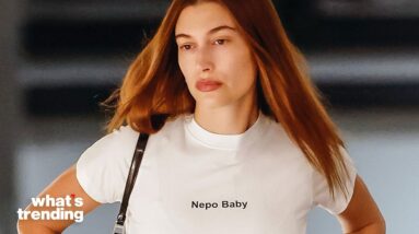 People Are Divided On Hailey Bieber's Nepo Baby Statement | What's Trending In Seconds | #Shorts