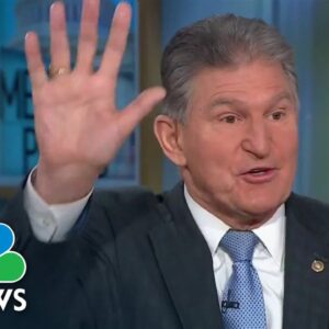 Manchin on high-five with Sinema in Davos: 'I saw her hand go up and I said sure'