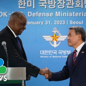 U.S. pledges more advanced military support for South Korea