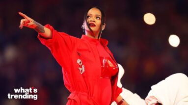 Rihanna Gets Dragged For Super Bowl Halftime Performance | What's Trending Celeb Scoop