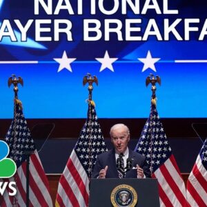 LIVE: Biden delivers remarks at annual National Prayer Breakfast | NBC News