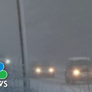Northeast hit with winter storm, California recovering from record rainfall