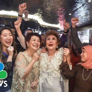 Michelle Yeoh's family celebrate Oscar win in Malaysia