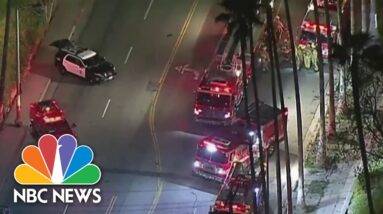 Three LAPD officers hospitalized after shooting