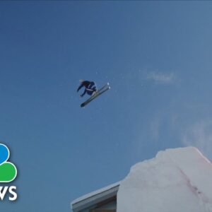 Ukrainian aerial skiers, displaced by war, train alongside Team USA