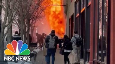 Video shows fiery explosion during deadly blaze in Buffalo, New York