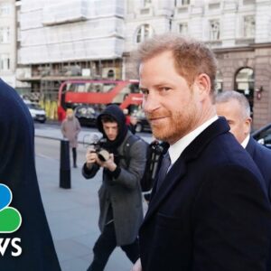 Watch: Prince Harry arrives at London court for privacy case hearing