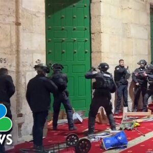 Renewed confrontation between Israeli police and worshippers at Al-Aqsa Mosque