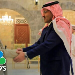 Saudi officials welcomed to Yemen for talks with the Iran-backed Houthi rebels