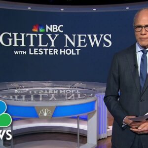 Nightly News Full Broadcast - April 27