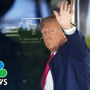 Former President Trump to surrender to prosecutors ahead of arraignment
