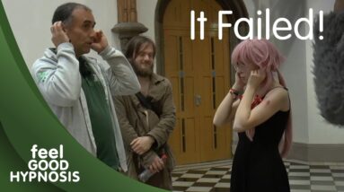 Street hypnosis skits goes wrong with this girl in hypnosis find out what happens