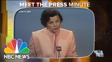 Meet the Press Minute: Feinstein calls VP consideration ‘major opening of the door’ in 1984