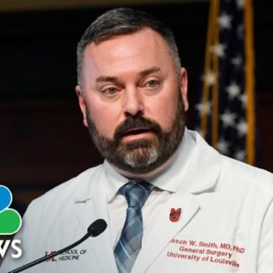 Kentucky doctor makes emotional plea to lawmakers to act against gun violence