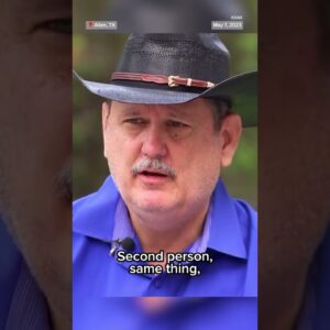 Former police officer Steven Spainhouer tells how his son called him about a shooting in #Allen, TX.