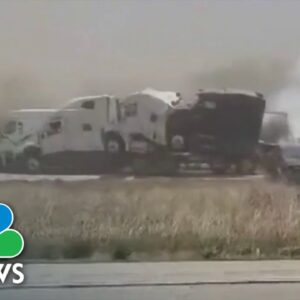 Police close stretch of Illinois highway after dust storm disaster