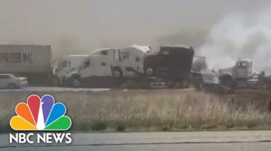 Police close stretch of Illinois highway after dust storm disaster